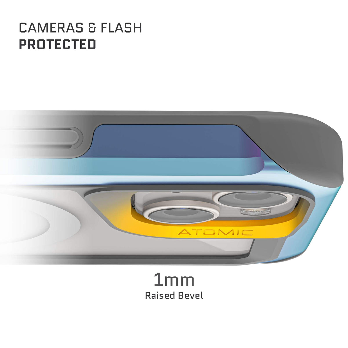 iPhone 15 Clear Case Prismatic