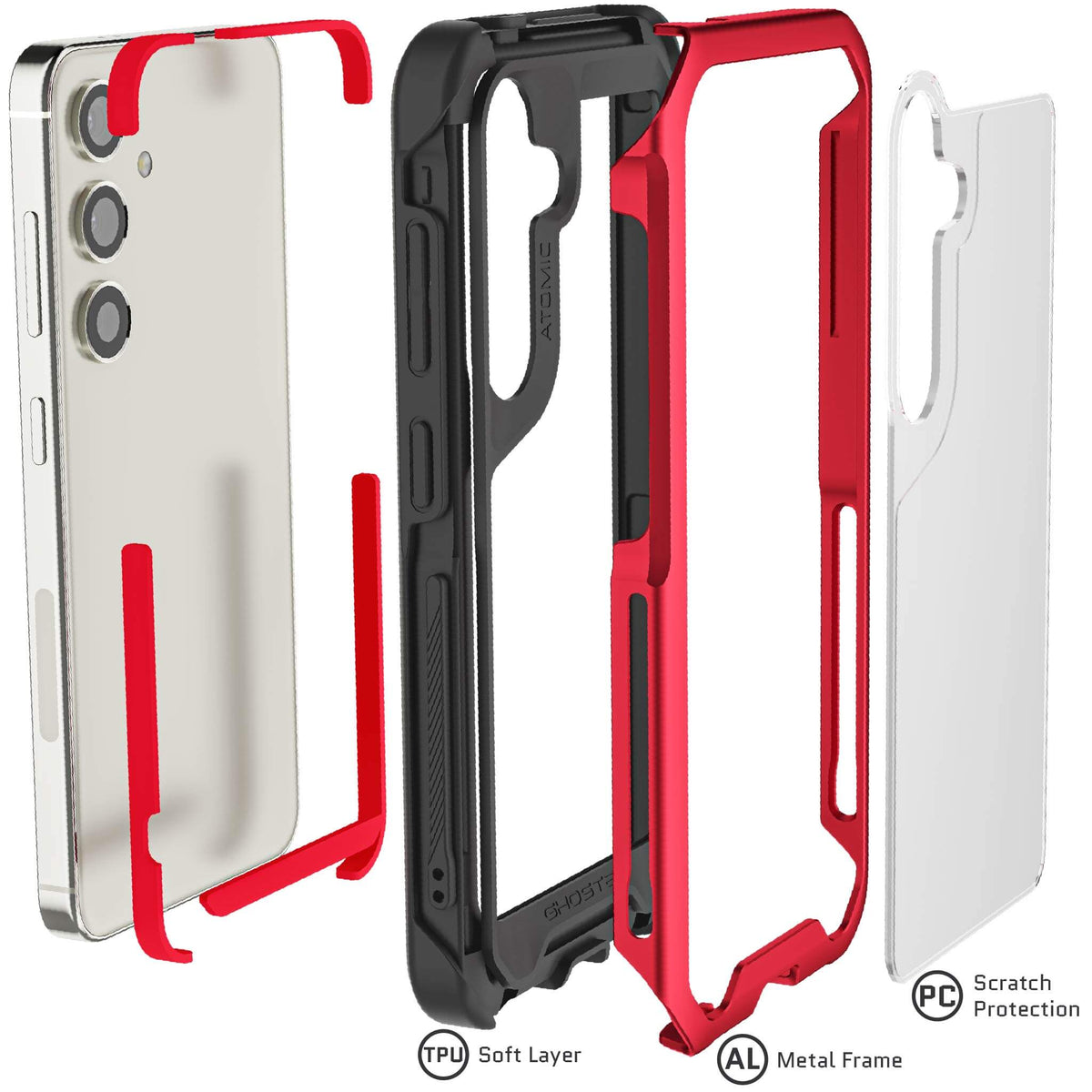 Samsung Galaxy S24+ Case Red