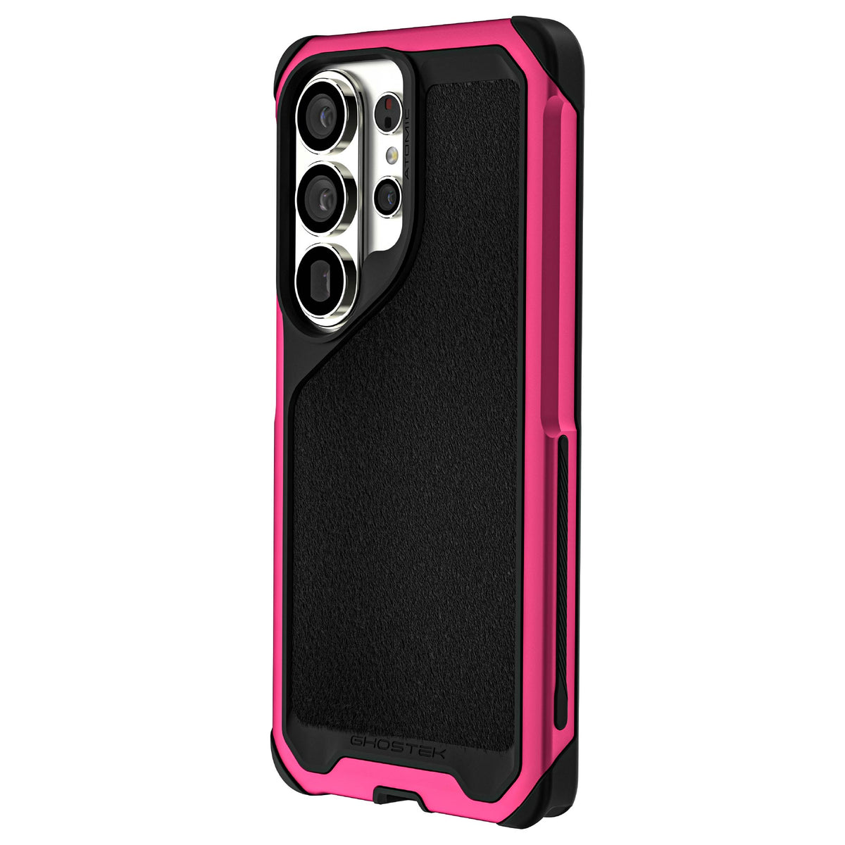 Galaxy S26 Ultra Case Clear Metal MagSafe Pink
