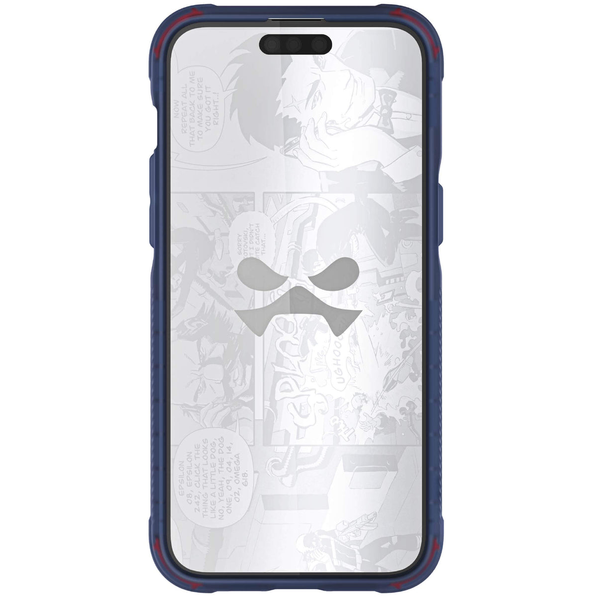 Clear Apple iPhone 15 Pro Phone Case Blue