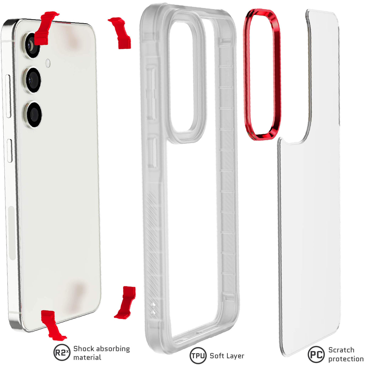 clear samsung galaxy s24 case