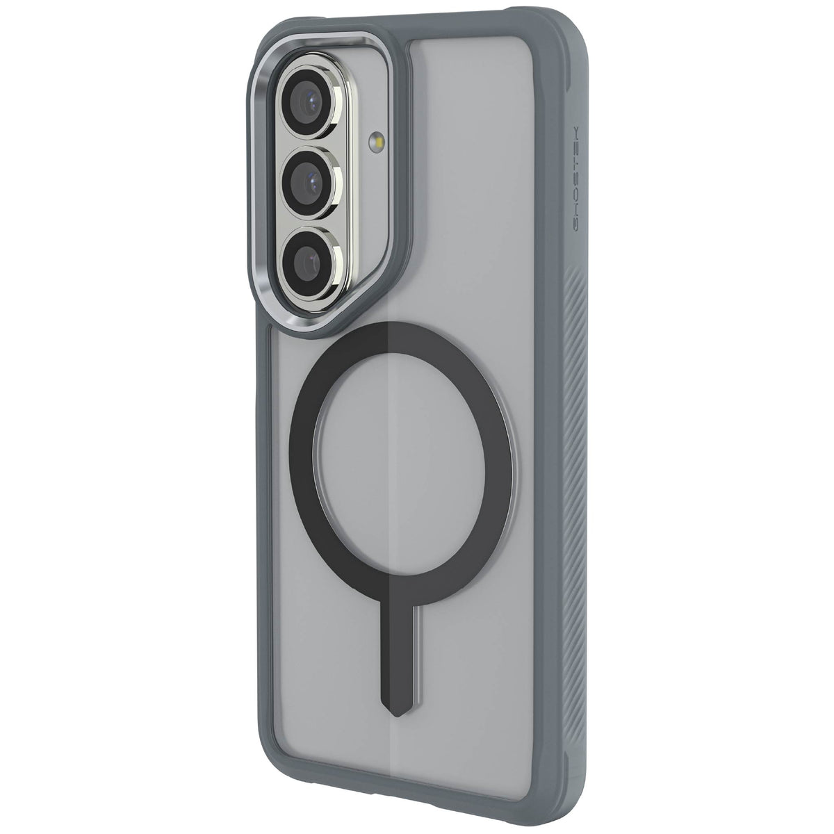 Galaxy S26 Clear Case MagSafe Protective Phone Cover Magnetic Ring Shockproof Premium Cool Gray