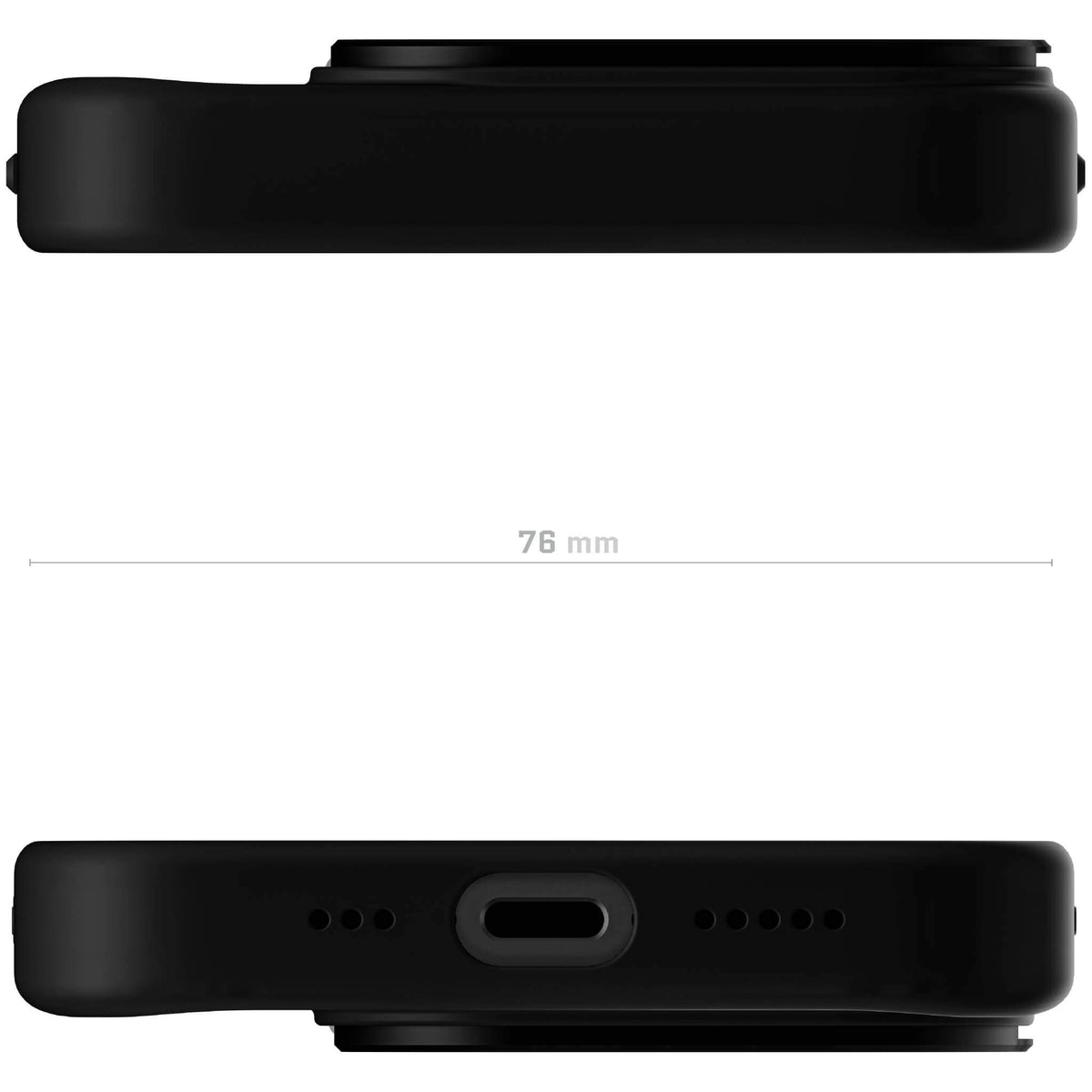 Apple iPhone 15 Pro Camera Lens Stand MagSafe Protective Phone Case Black