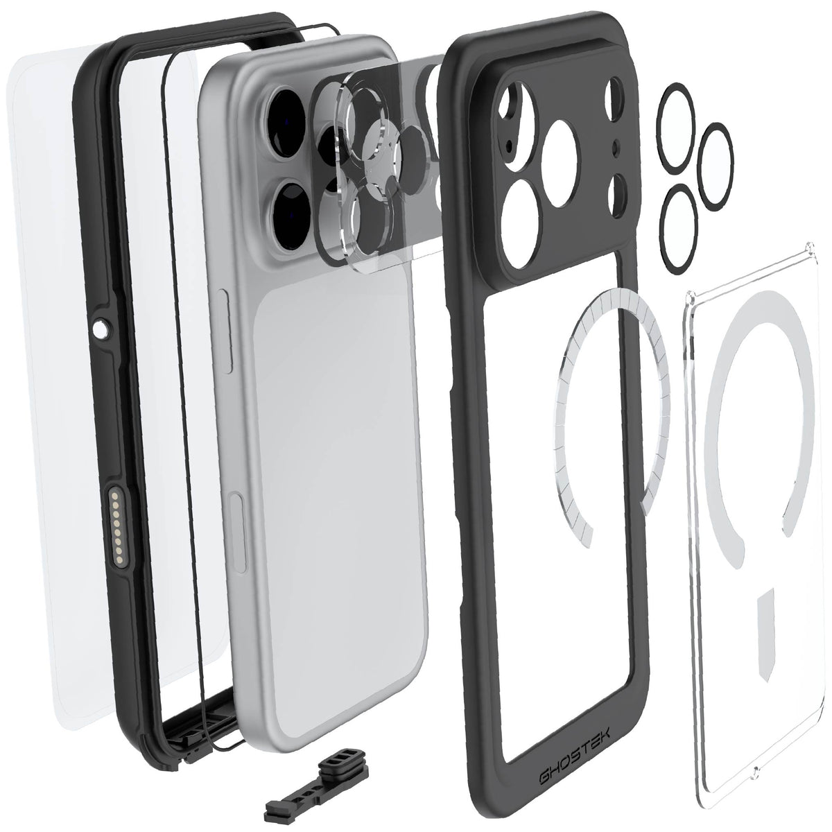 iPhone 17 Pro Waterproof Case Screen Protector MagSafe Underwater Heavy Duty Rugged Tough