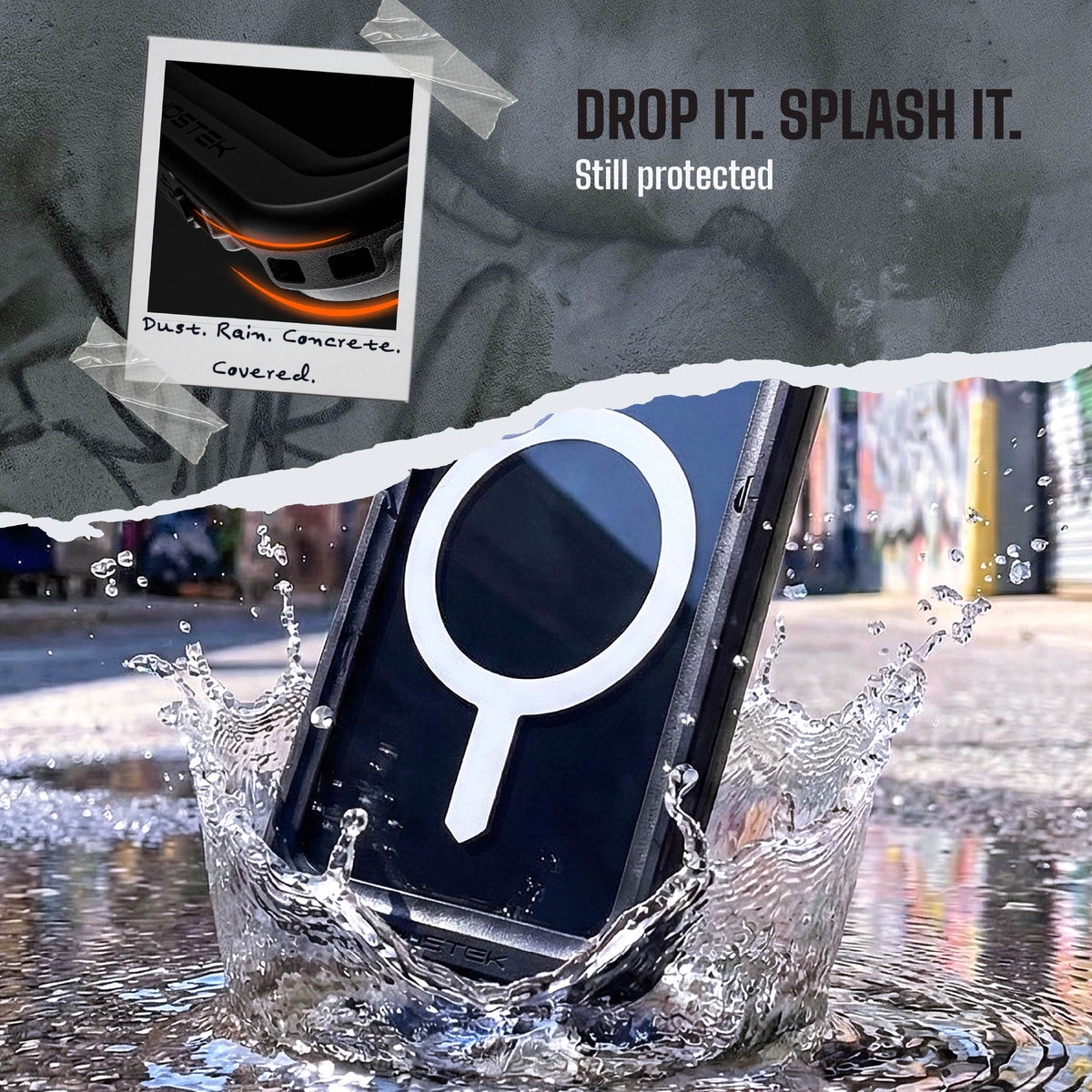 Galaxy S26 Waterproof Case with Screen Protector and MagSafe Magnetic Ring Full Body Heavy Duty Protective Cover Shell