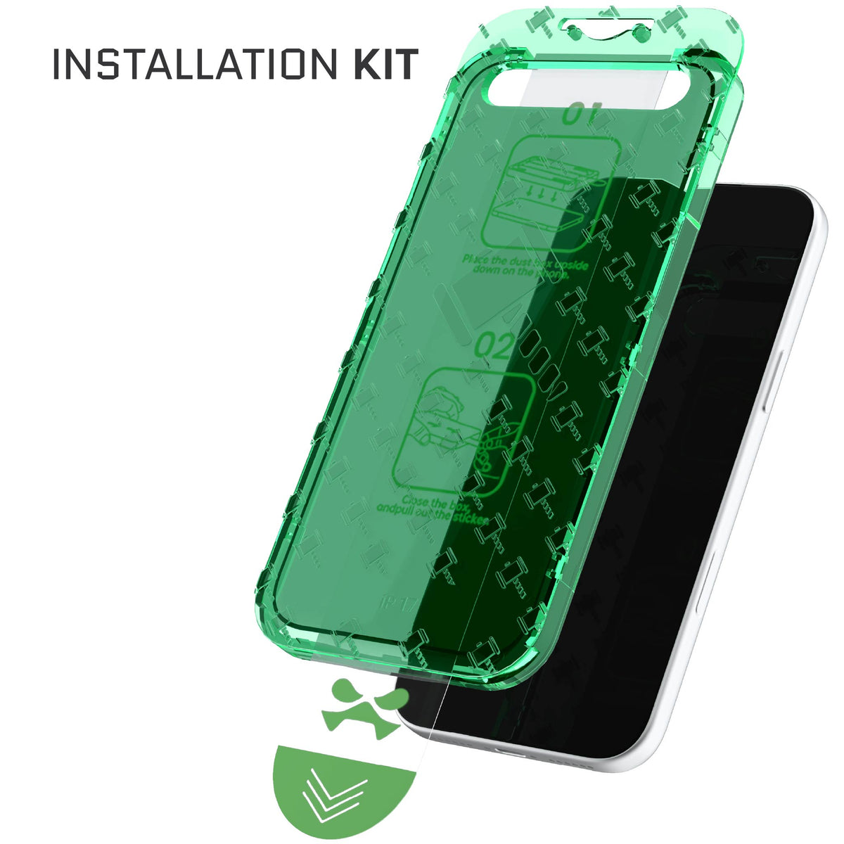 Apple iPhone 17 Pro Screen Protector Glass 2-Pack Installation Kit Privacy