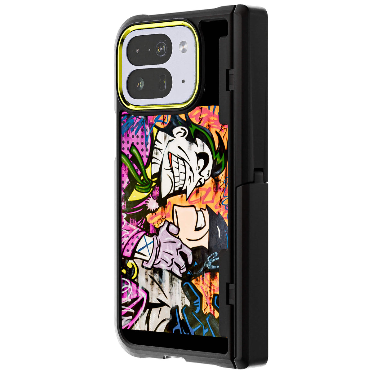 Pixel 10 Pro Fold Joker vs Batman - Spraypaint Case Phone Cover