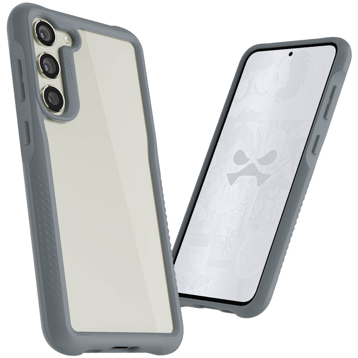 Samsung Galaxy S23 Plus Case Gray Clear
