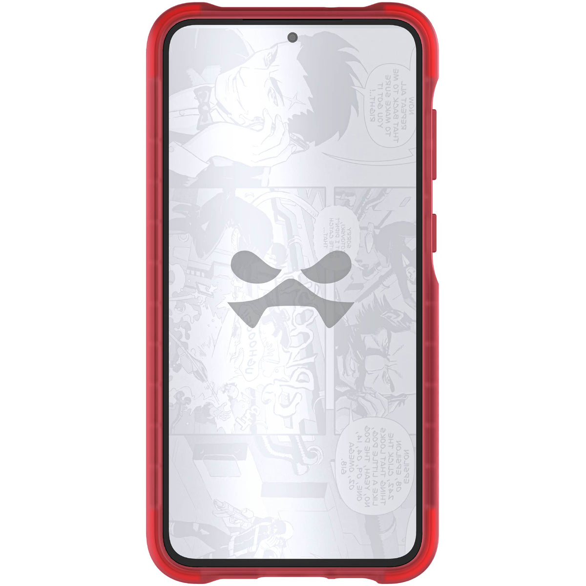 Galaxy S23 Plus Red Case Clear