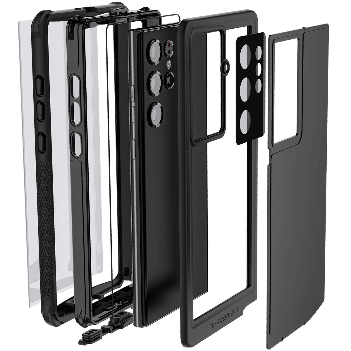 samsung s22 ultra 5g waterproof case with screen camera protector