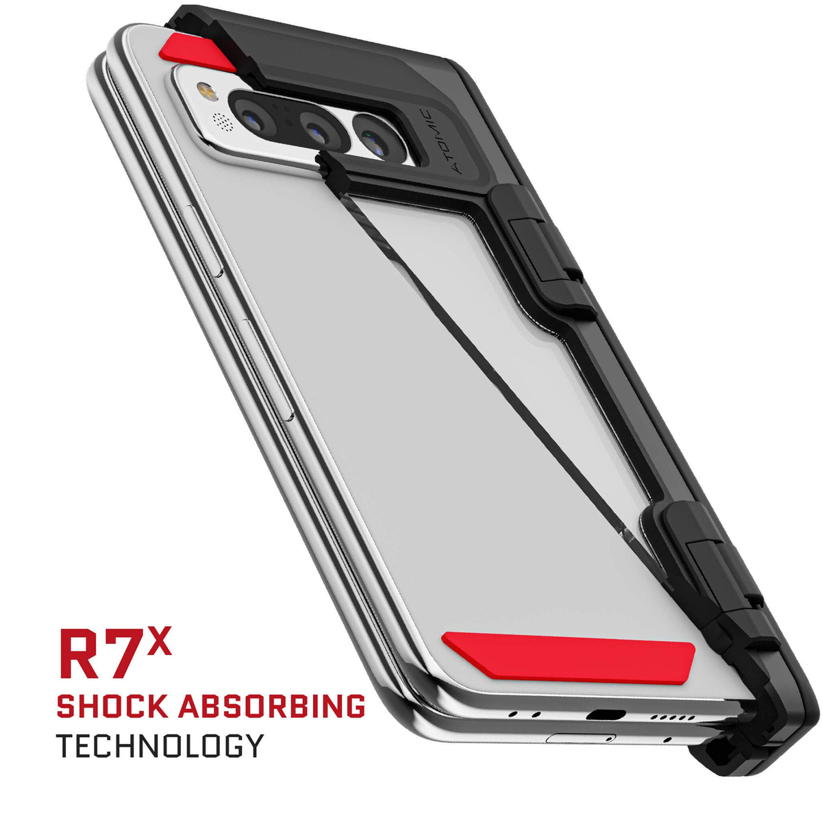Google Pixel Fold Case Black Hinge Cover