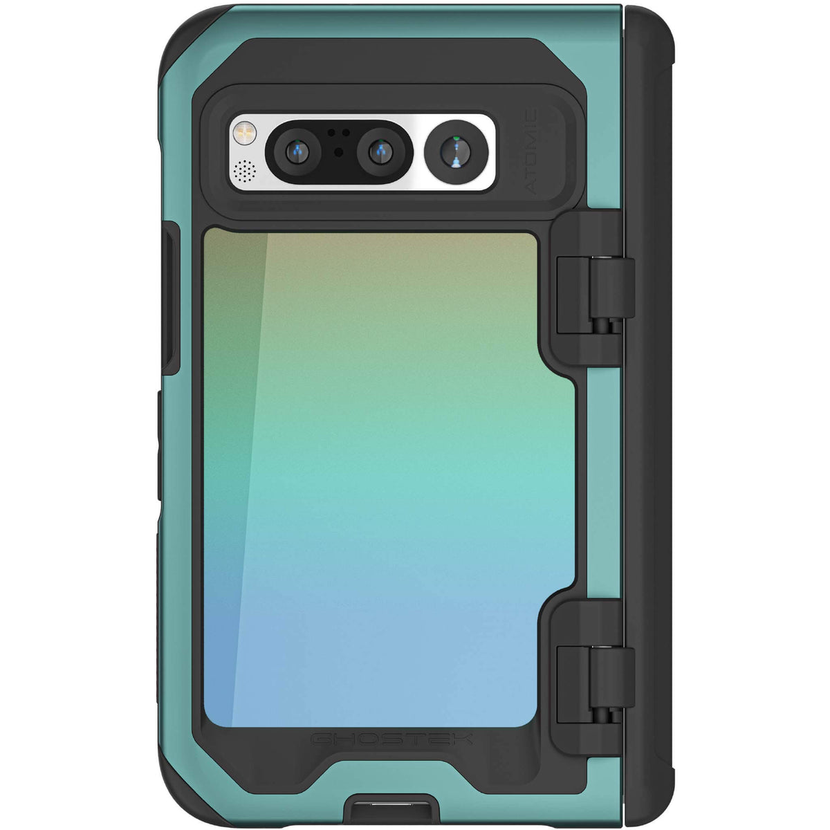 Google Pixel Fold Case Green Clear