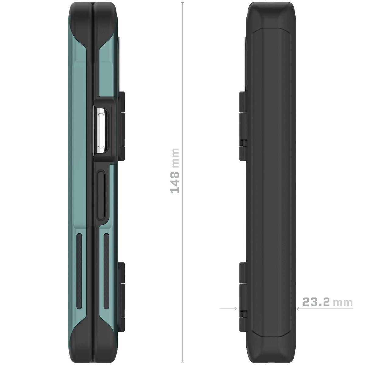 Green Pixel Fold Case