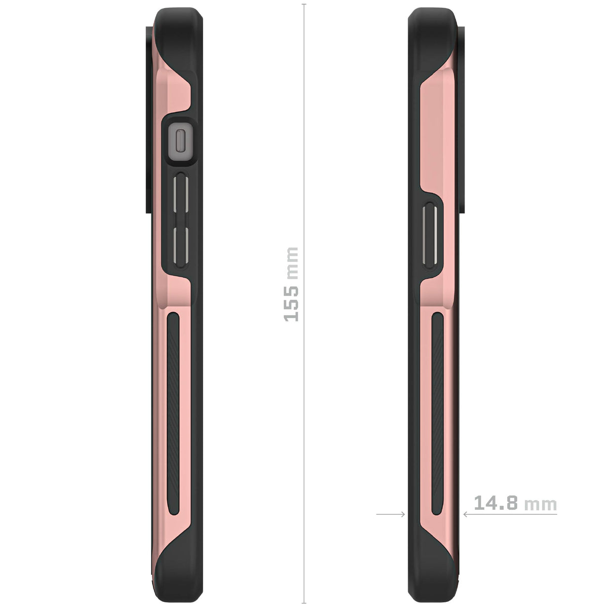 iPhone 14 Series Protective Metal MagSafe Cases — ATOMIC slim