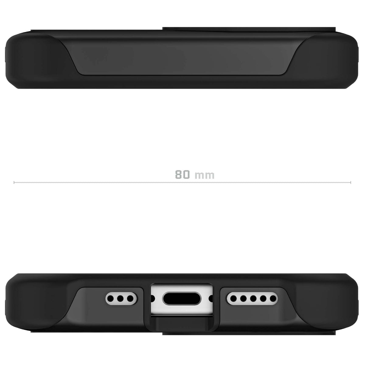 Clear Apple iPhone 15 Plus MagSafe Phone Case Black