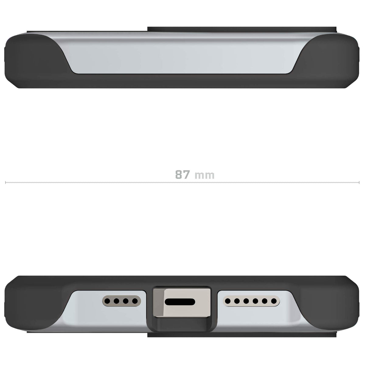 iPhone 15 Pro Case Silver Aluminum