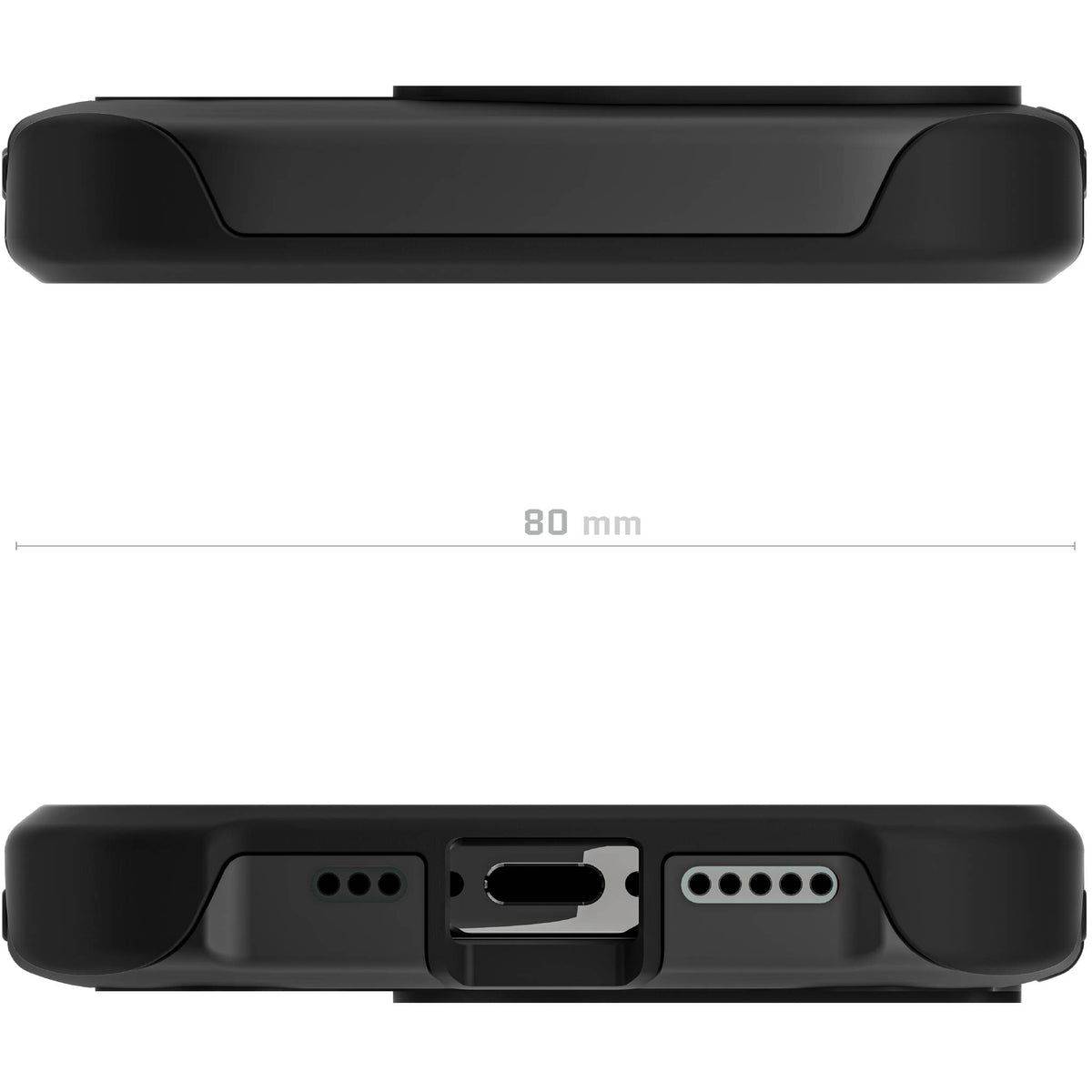 Apple iPhone 16 Pro MagSafe Protective Phone Case Black Metal Aluminum Cover
