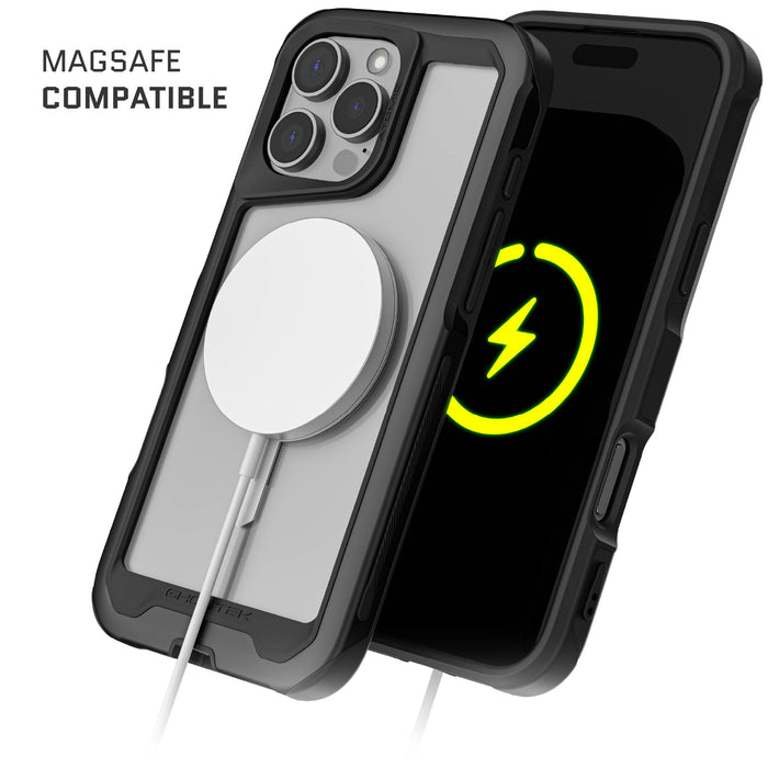 iPhone 16 Pro Max MagSafe Case Black Clear