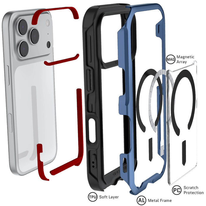 iPhone 17 Pro / Max Aluminum MagSafe Cases — ATOMIC