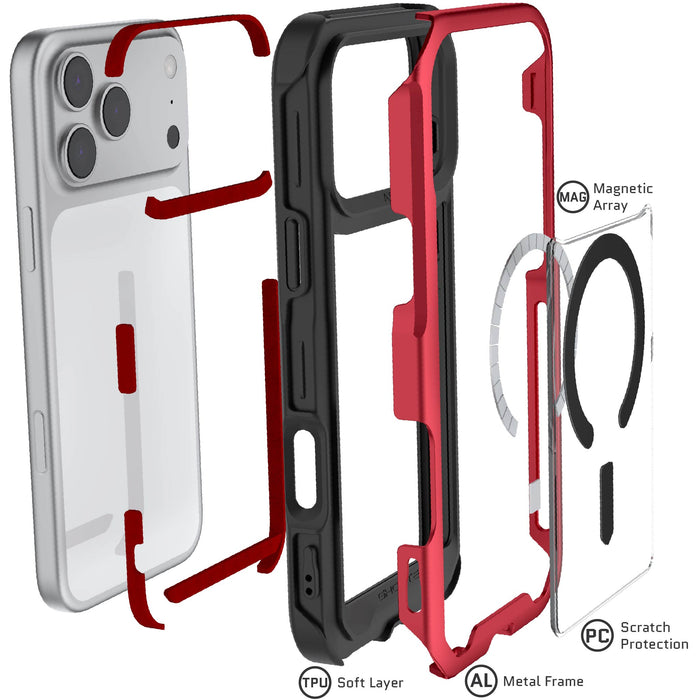 iPhone 17 Pro / Max Aluminum MagSafe Cases — ATOMIC