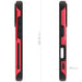 iPhone 17 Pro Case Red MagSafe Aluminum Metal Bumper Clear Protective Phone Cover