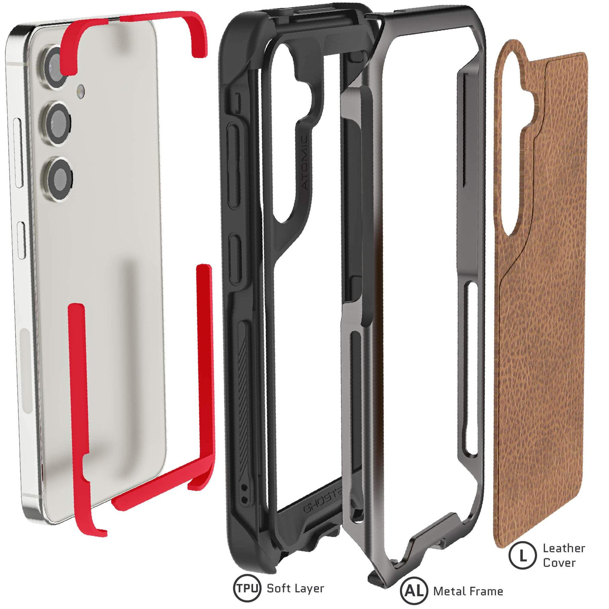 Samsung S24 Case Grey Gunmetal