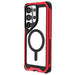 Galaxy S26 Ultra Case Clear Metal MagSafe Red