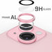 iPhone 15 Plus Camera Lens Protector Tempered Glass Pink