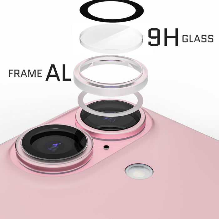 Apple iPhone 16 Camera Lens Protector Tempered Glass Clear