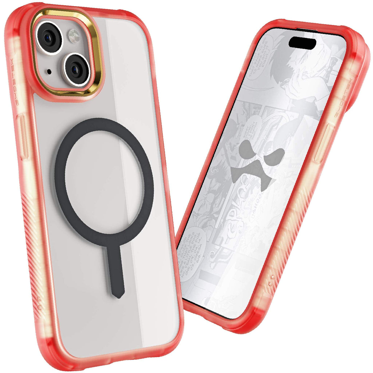 iPhone 15 Pink Case Clear MagSafe