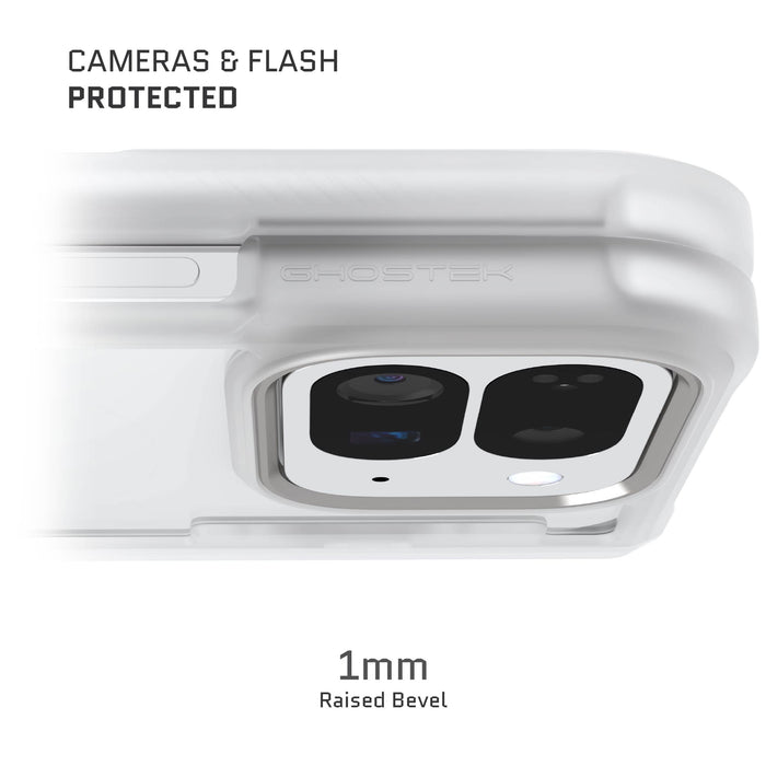 Google Pixel 10 Pro Fold Case Clear Matte Protective Phone Cover Kickstand Hinge Protection Shockproof