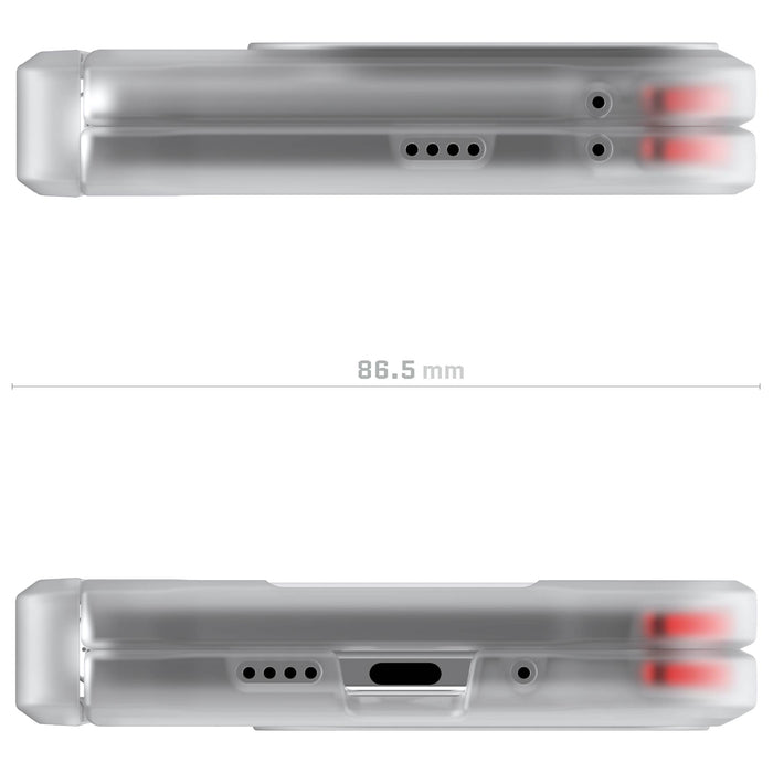 Google Pixel 10 Pro Fold Case Clear Protective Phone Cover Kickstand Hinge Protection Shockproof Slim