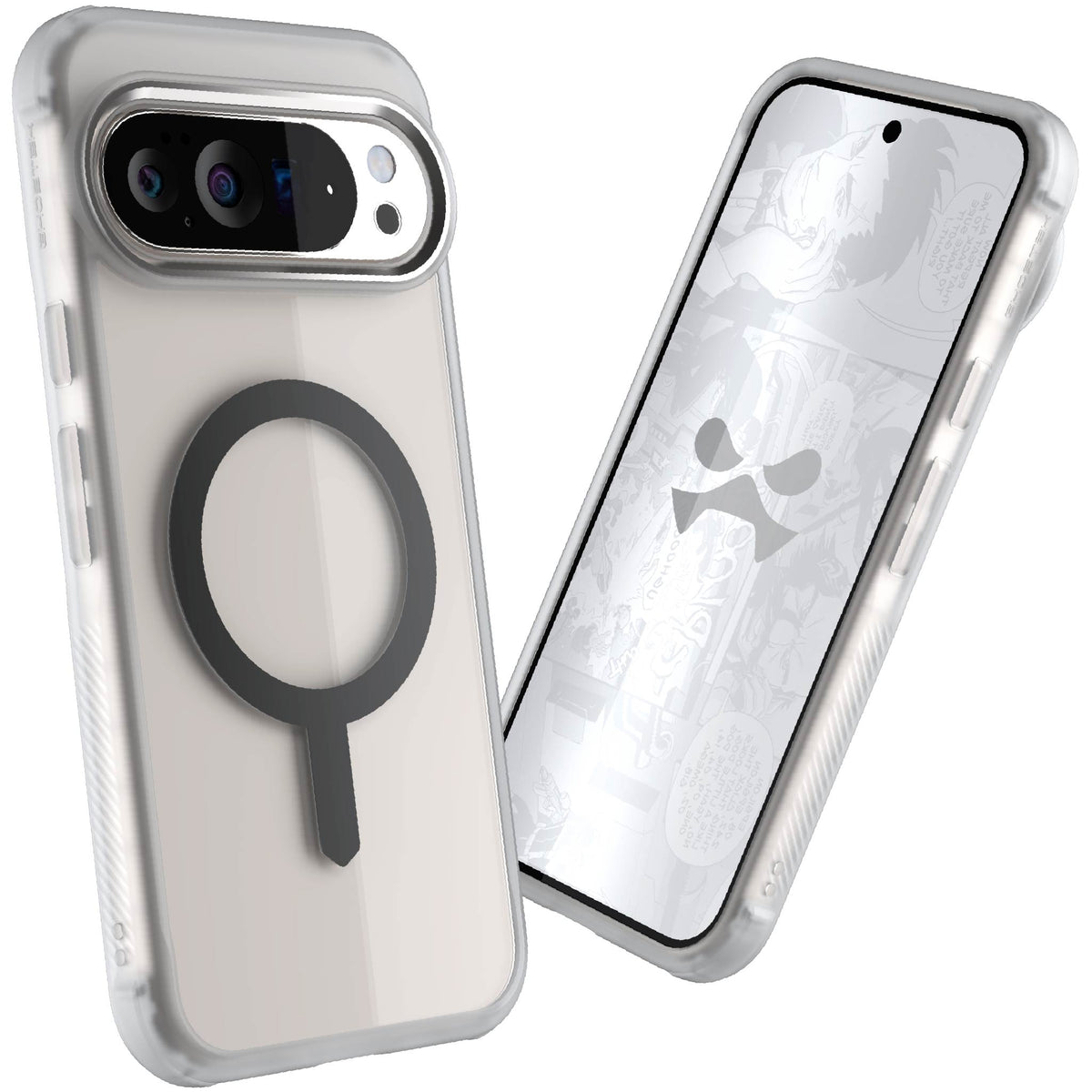 Pixel 10 Pro XL Case Clear Matte MagSafe Magnetic Protective Cover