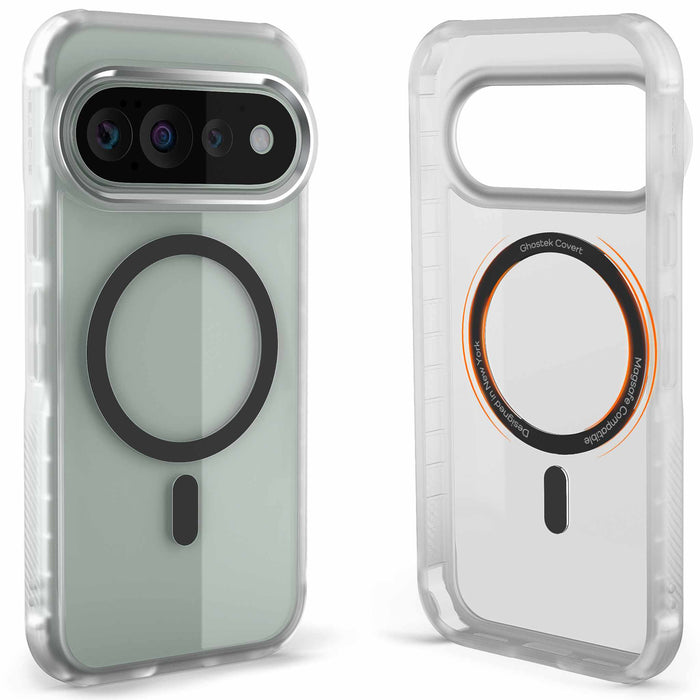 Pixel 11 Pro Case Clear MagSafe Magnetic Ring Protective Phone Cover