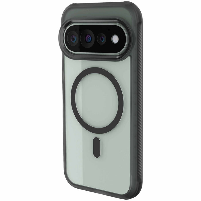 Google Pixel 11 Pro Case Clear Black Smoke MagSafe Magnetic Ring Protective Phone Cover
