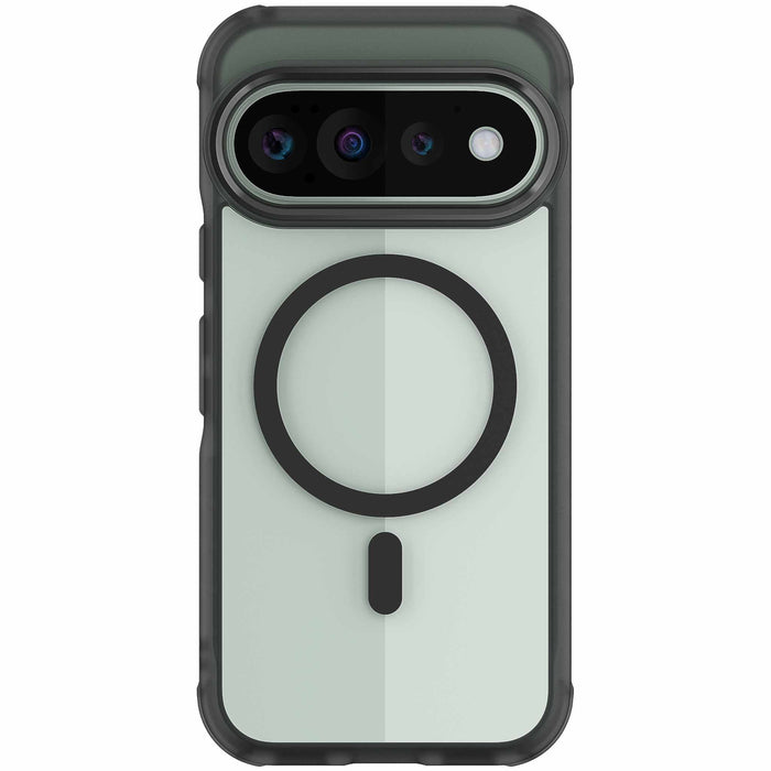 Google Pixel 11 Pro Case Clear Black Smoke MagSafe Magnetic Ring Protective Phone Cover
