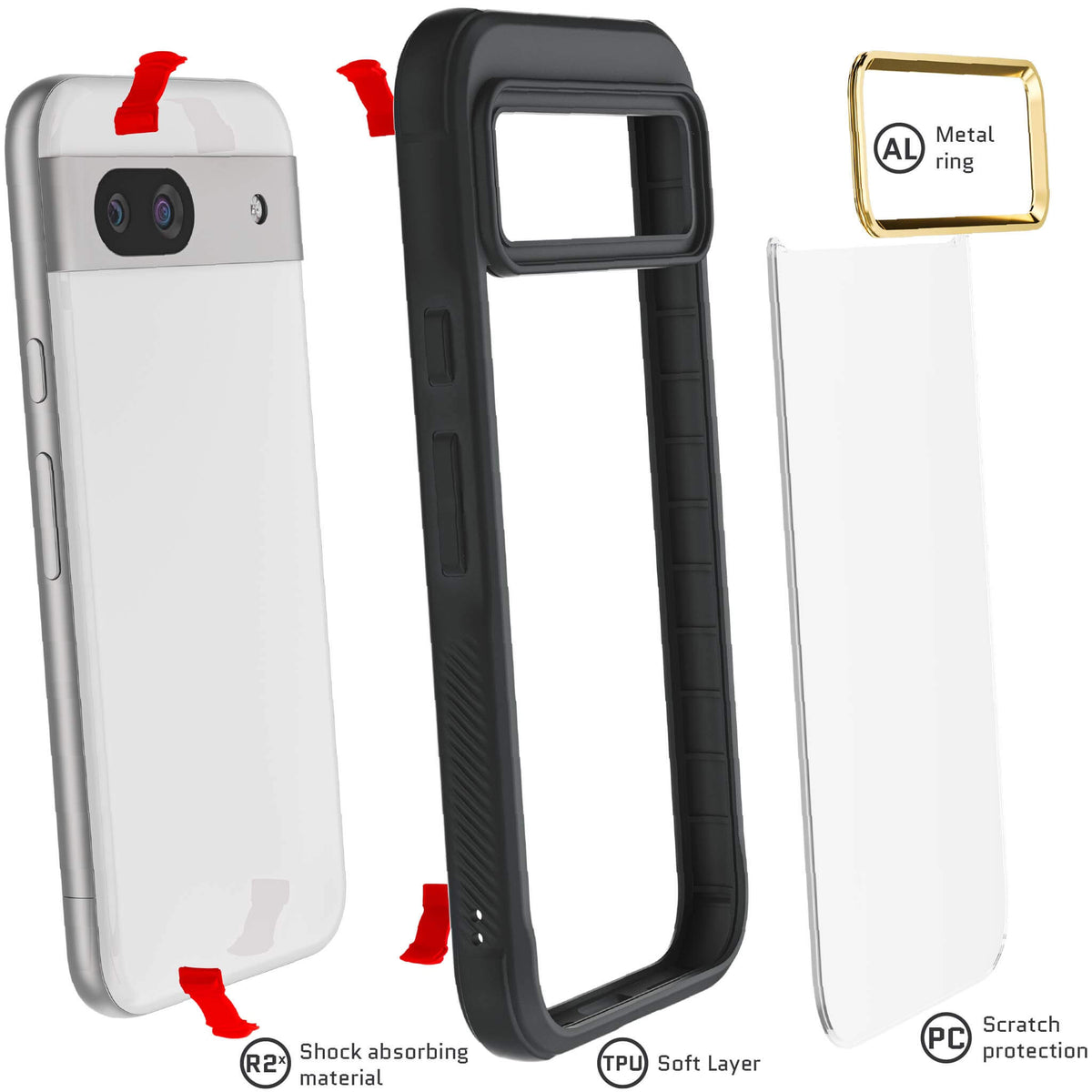 Google Pixel 8a Black Case