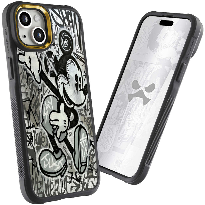 Apple iPhone 15 Plus Mickey Mouse Everything Turns Grey Case