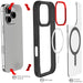 iPhone 16 Pro MagSafe Case Clear Smoke Cover Magnetic