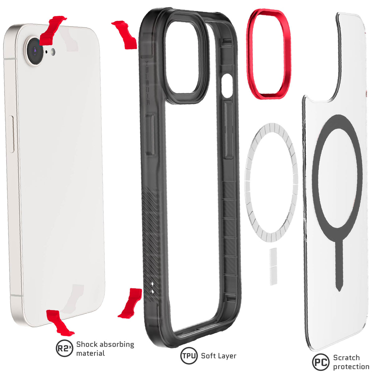 iPhone 17e Case Smoke MagSafe