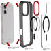 iPhone 17 Case Smoke MagSafe Protective Phone Cover Shockproof Magnetic