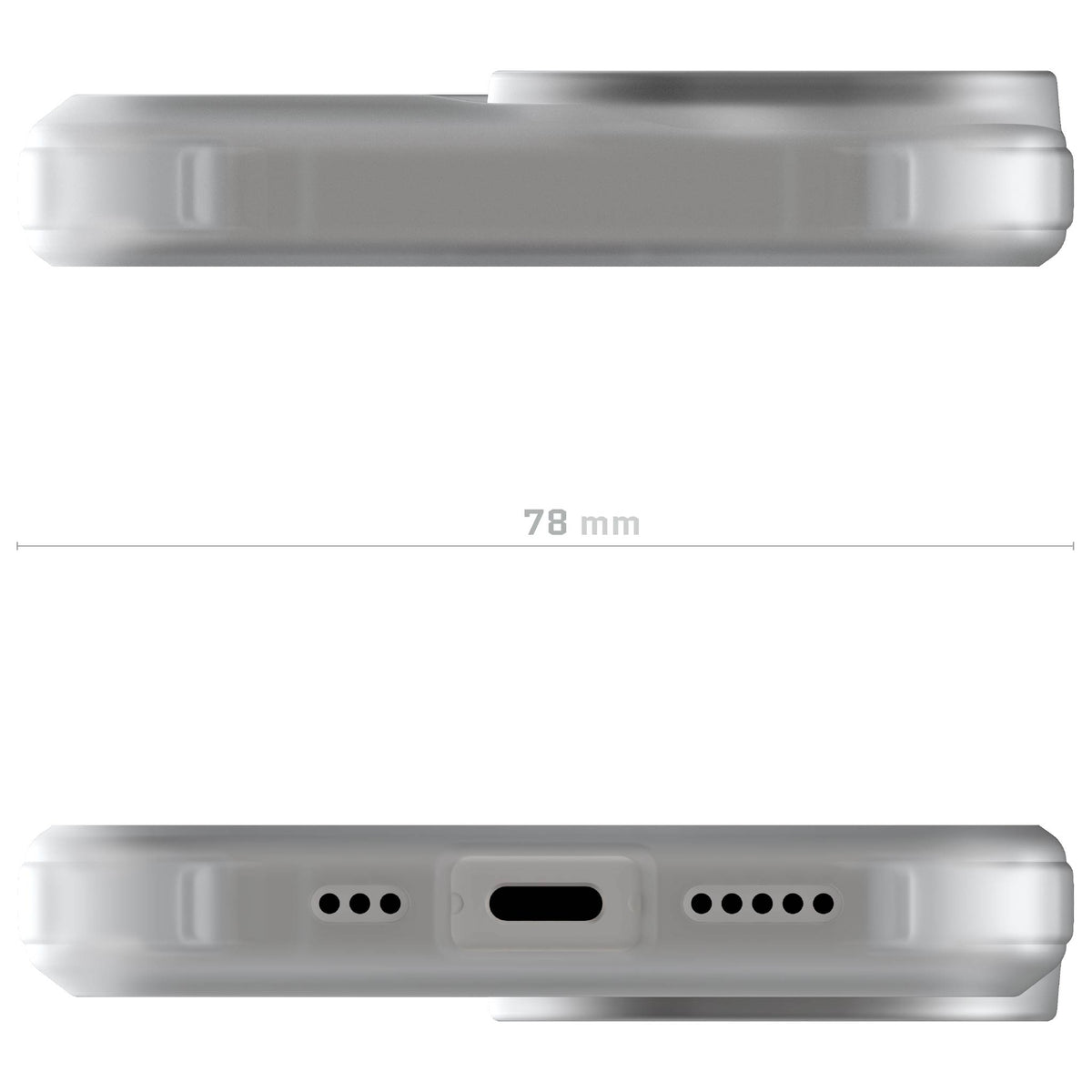 iPhone 17 Case Clear Matte MagSafe Phone Cover