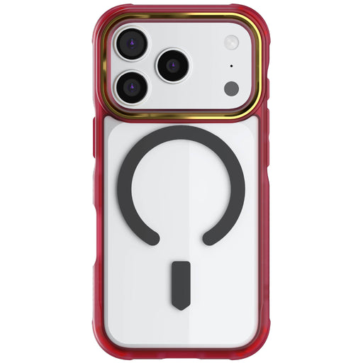 iPhone 17 Pro Case Red Clear MagSafe Protective Phone Cover Shockproof Magnetic Mag Safe Slim Thin