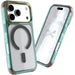 iPhone 17 Pro Case Teal Clear MagSafe Protective Phone Cover Shockproof Magnetic Mag Safe Slim
