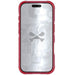 iPhone 17 Pro Case Red Clear MagSafe Protective Phone Cover