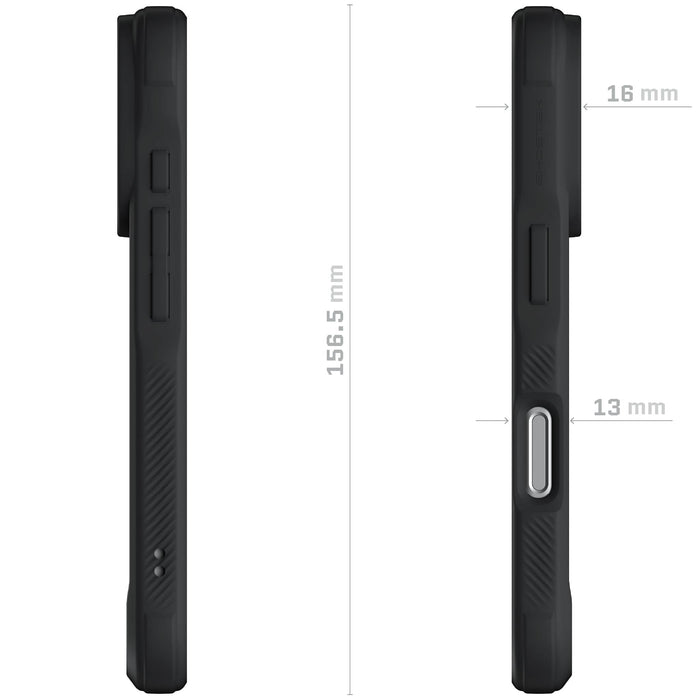 iPhone 17 Pro Case Black Clear MagSafe Phone Cover