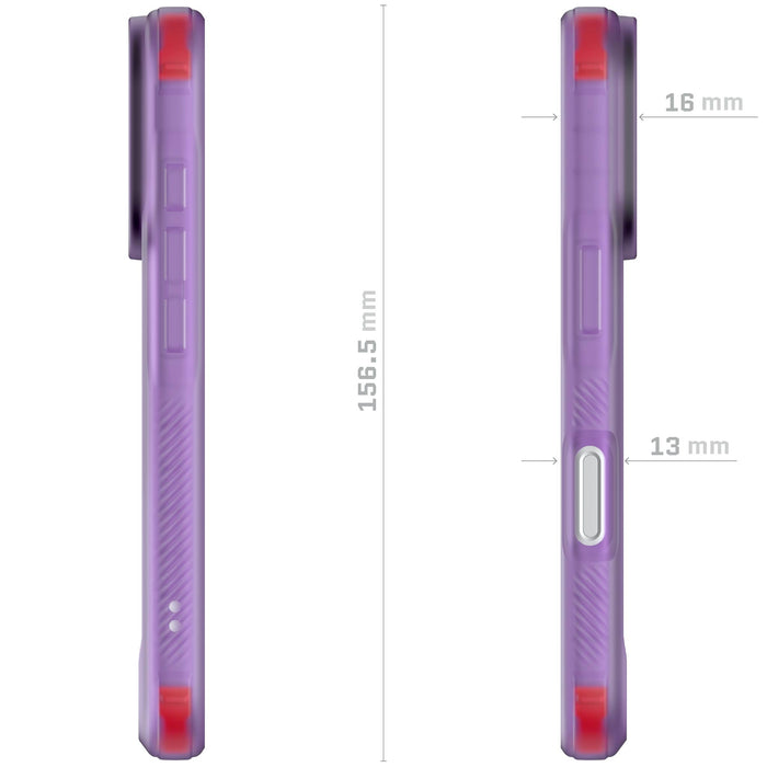 iPhone 17 Pro Case Purple Clear MagSafe Phone Cover