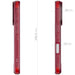 iPhone 17 Pro Case Red Clear MagSafe Phone Cover