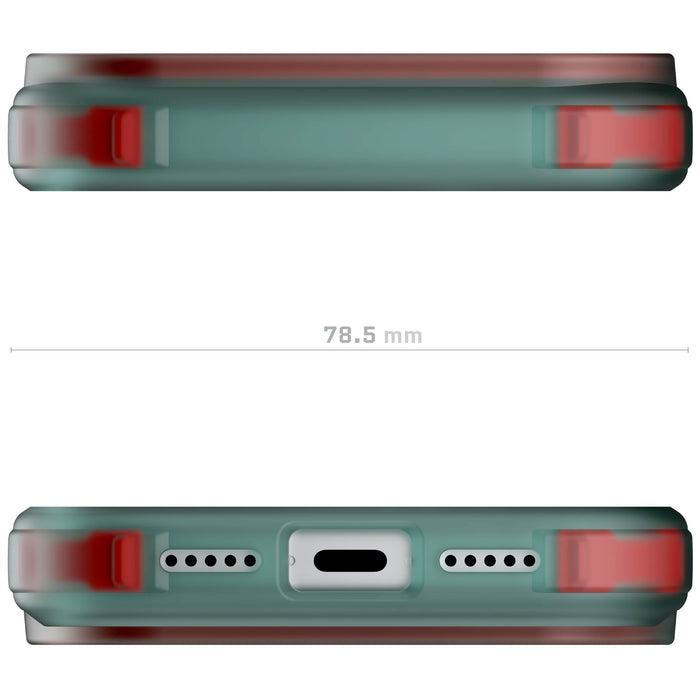 iPhone 17 Pro Case Teal Clear MagSafe