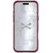 iPhone 17 Pro Max Case Red Clear MagSafe Protective Phone Cover